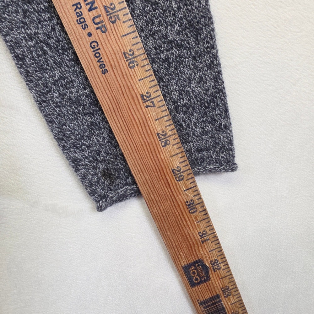 Apt 9 Womens Cardigan Womens L Gray Open‎ Cashmere Marled Knit Layering Elevated - Picture 6 of 13